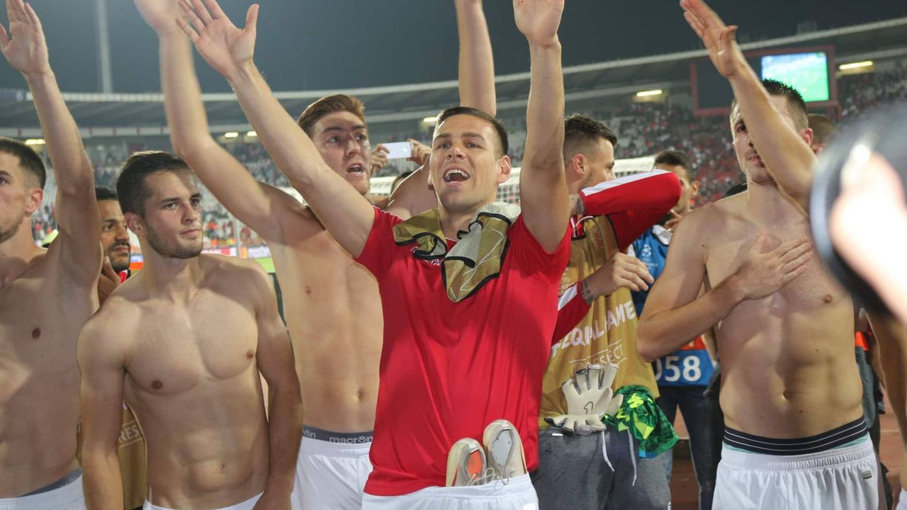 Fudbaleri Crvene zvezde