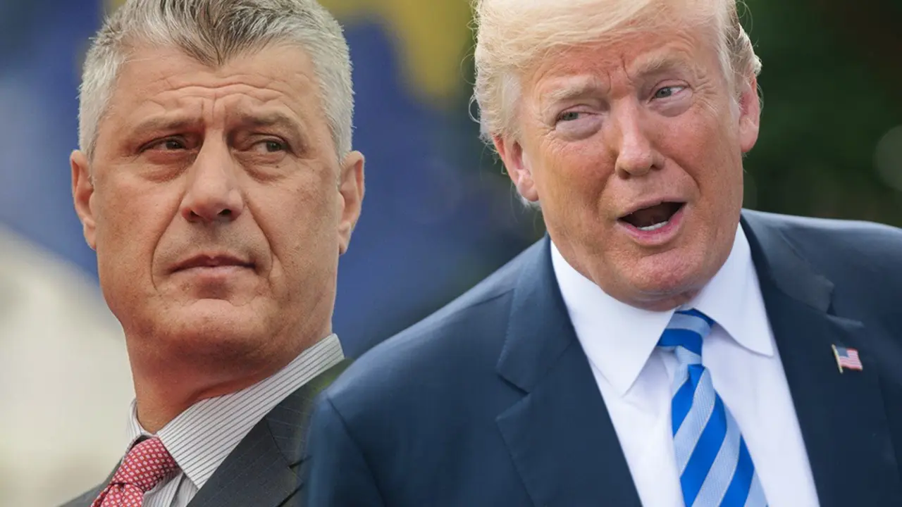 Hašim Tači, Donald Tramp