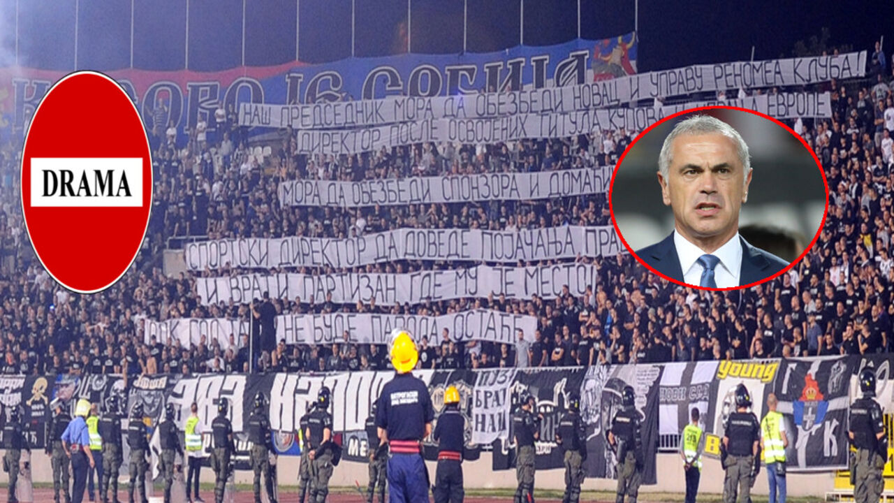Navijači Partizana i Zvezdan Terzić