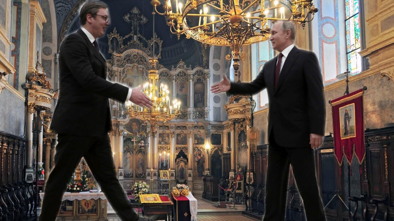 Aleksandar Vučić i Vladimir Putin