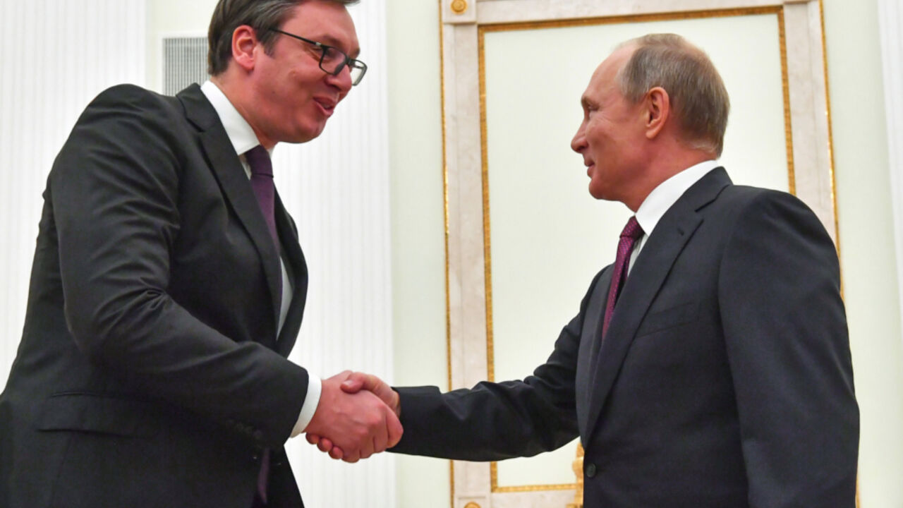Aleksandar Vučić i Vladimir Putin