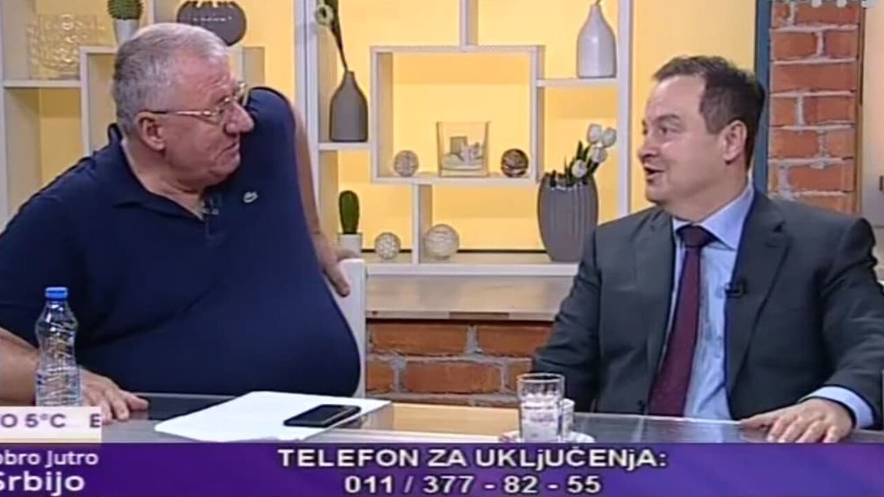 Vojislav Šešelj i Ivica Dačić