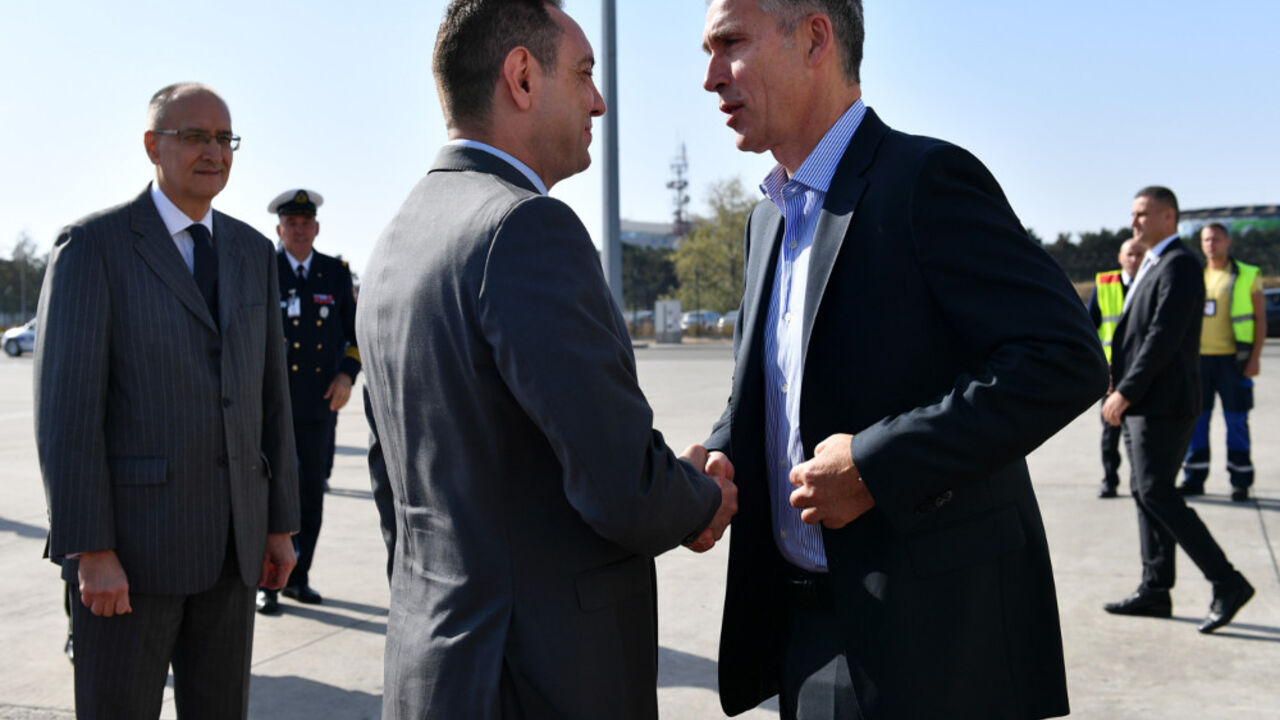 Aleksandar Vulin i Jens Stoltenberg