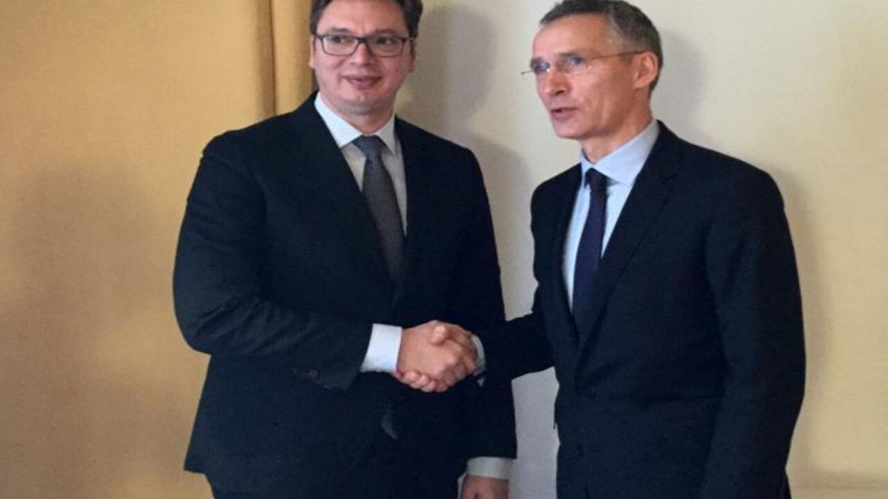 Aleksandar Vučić i Jan Stoltenberg