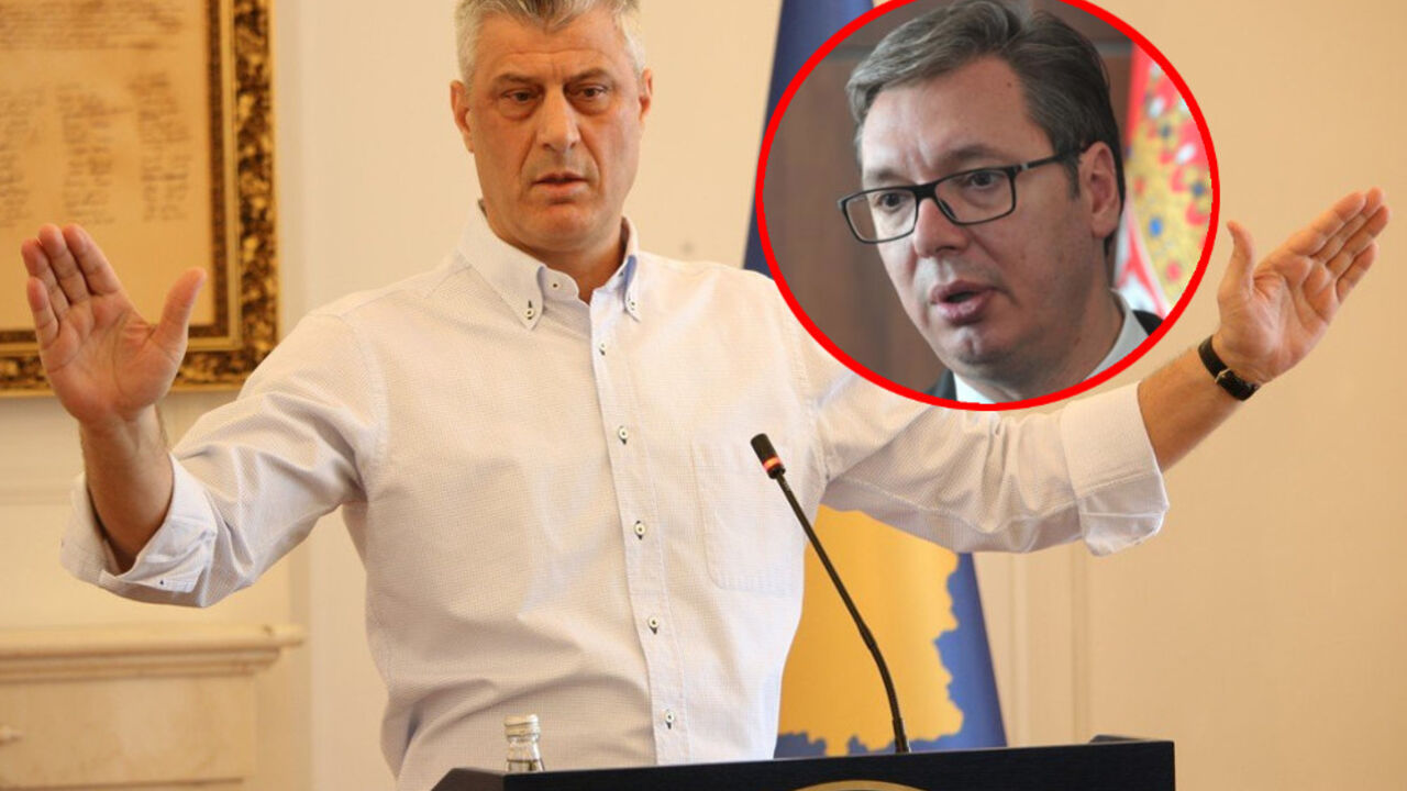 Hašim Tači, Aleksandar Vučić 