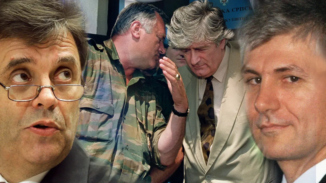 Vojislav Koštunica, Ratko Mladić, Radovan Karadžić, Zoran Đinđić