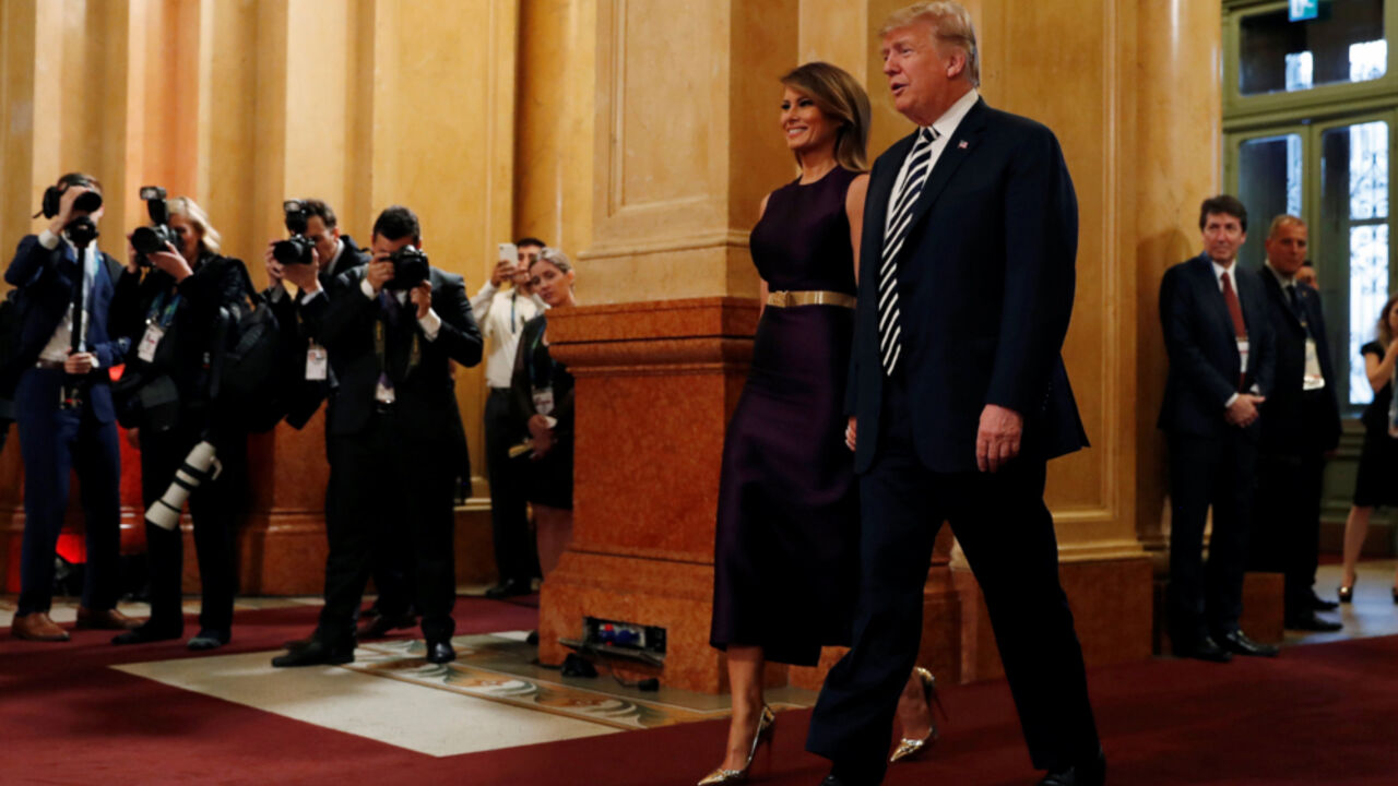 Melanija Tramp, Donald Tramp