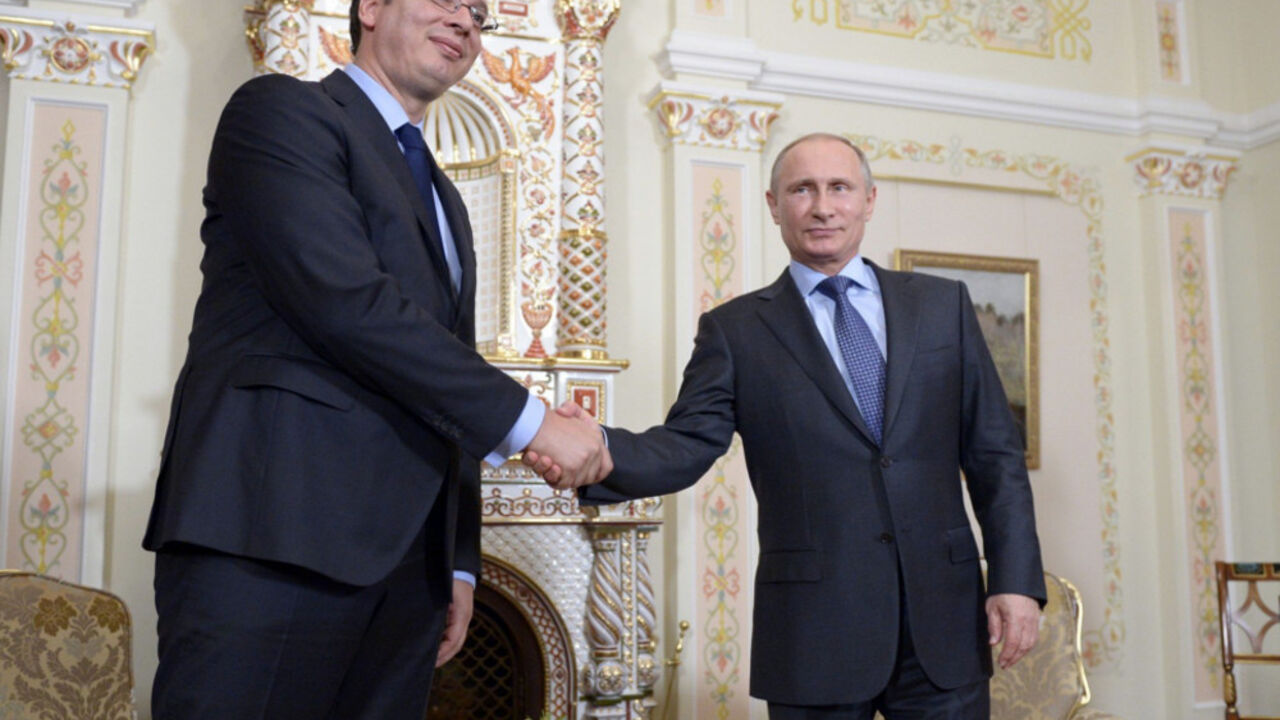 Aleksandar Vučić i Vladimir Putin