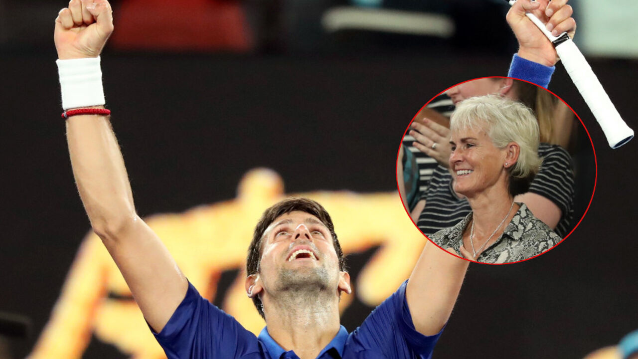 Novak Đoković i Džudi Marej
