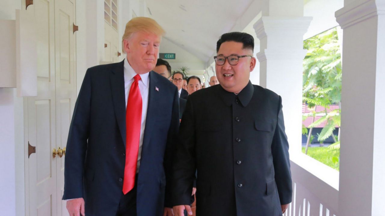 Donald Tramp i Kim Džong Un 