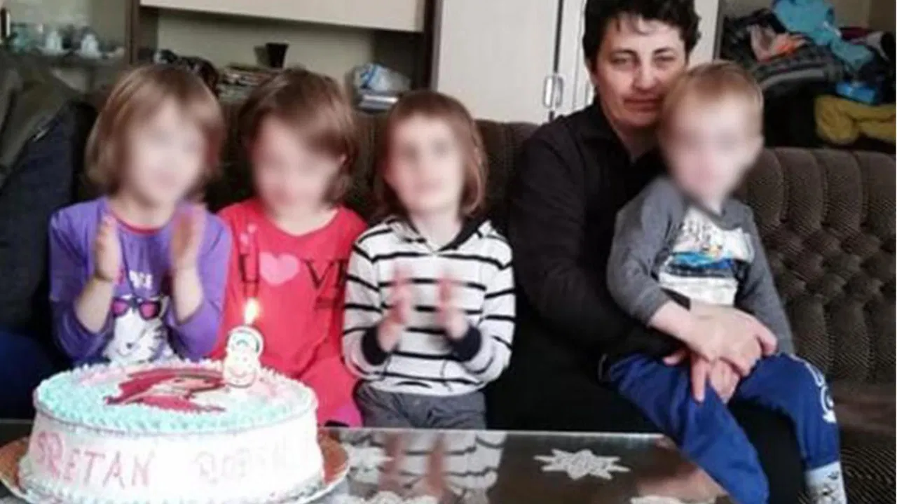 Katica Rođak sa decom