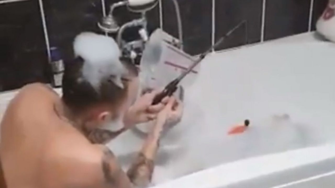 Kupanje sa dečijom pecaljkom