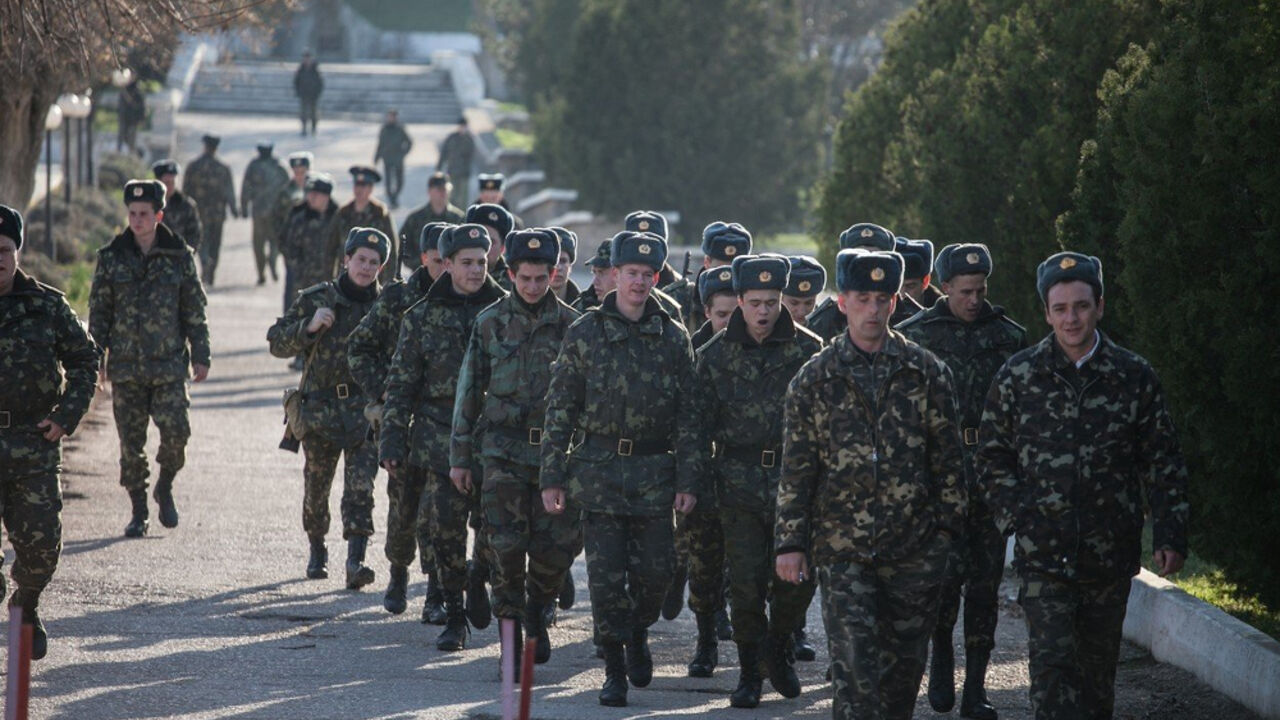 Ukrajinska vojska, Belbek vojna baza, blizina Sevastopolja, Krim