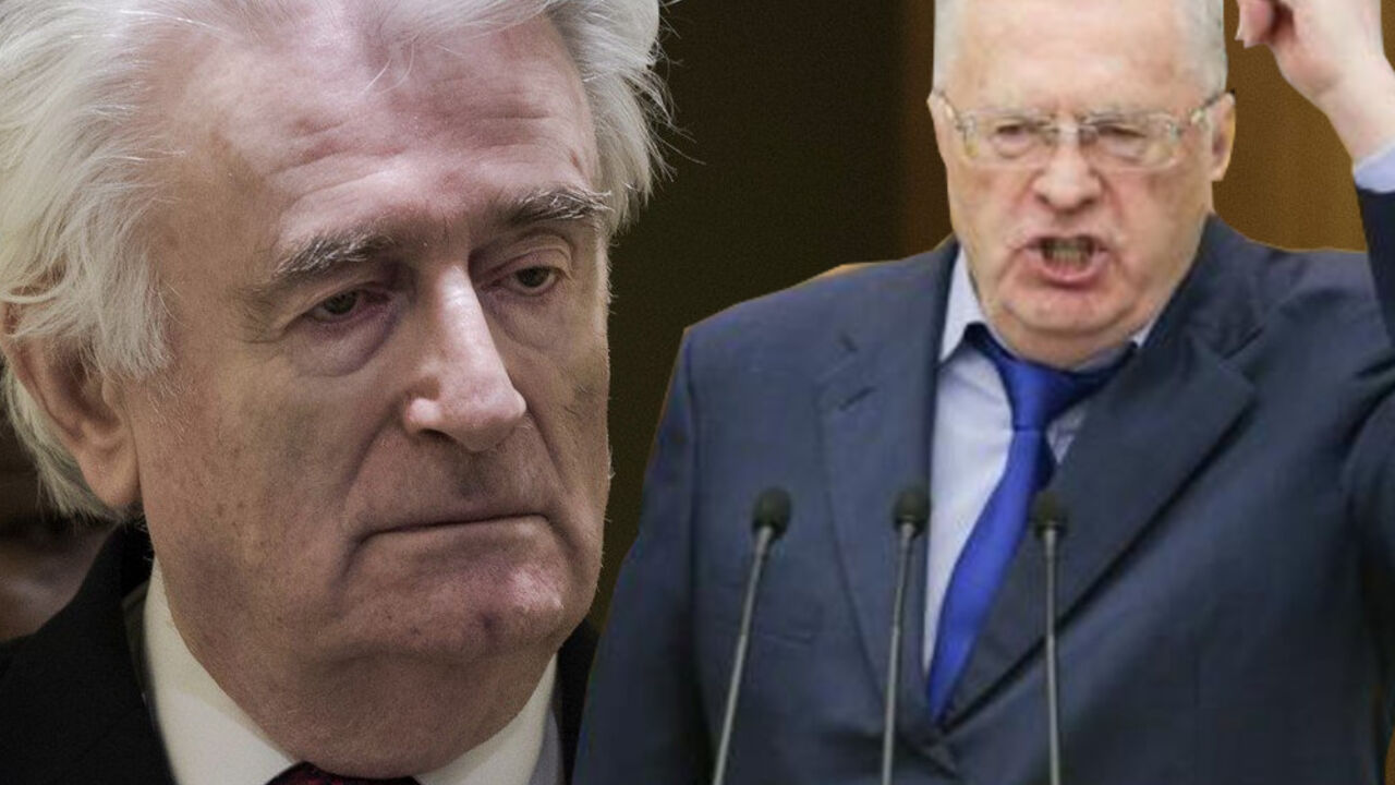 Vladimir Žirinovski i Radovan Karadžić