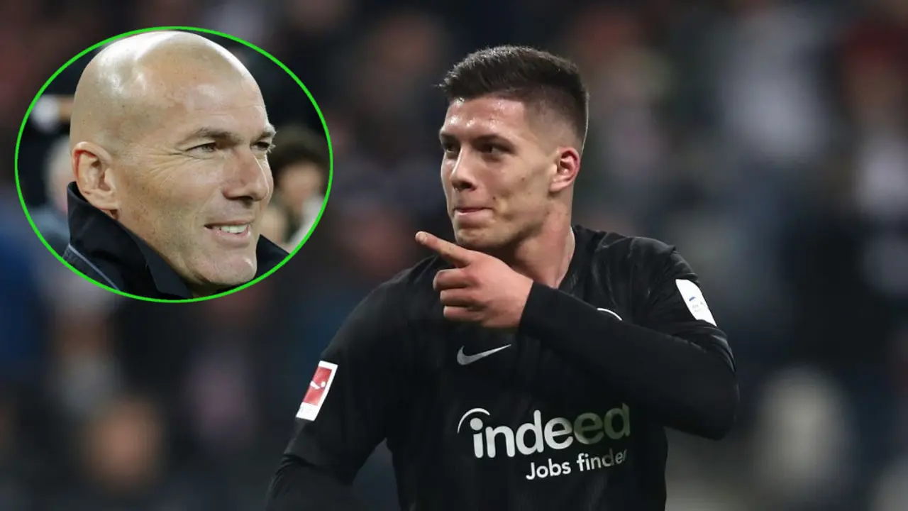 Luka Jović, Zinedin Zidan