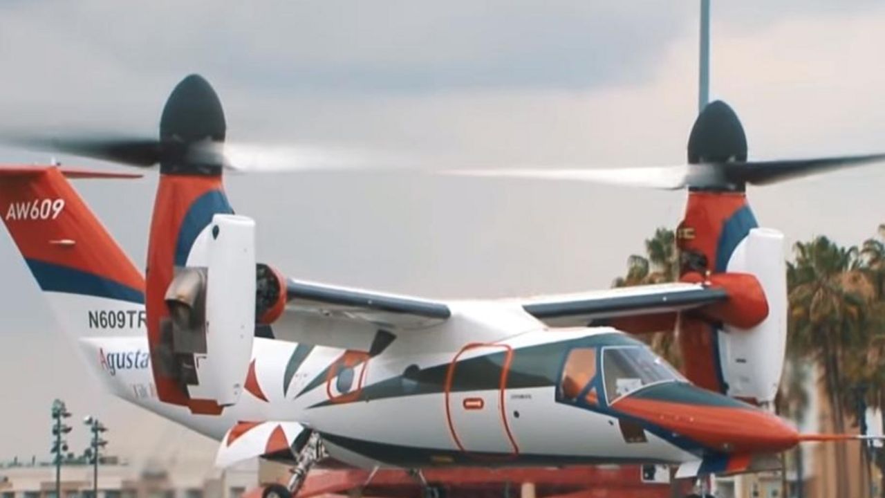 Avion sa nagibnim rotorom