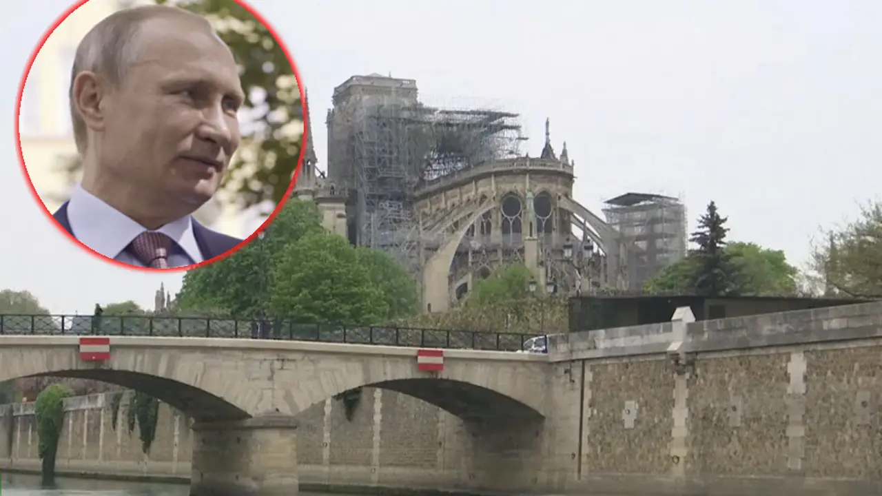 Putin i Notr Dam