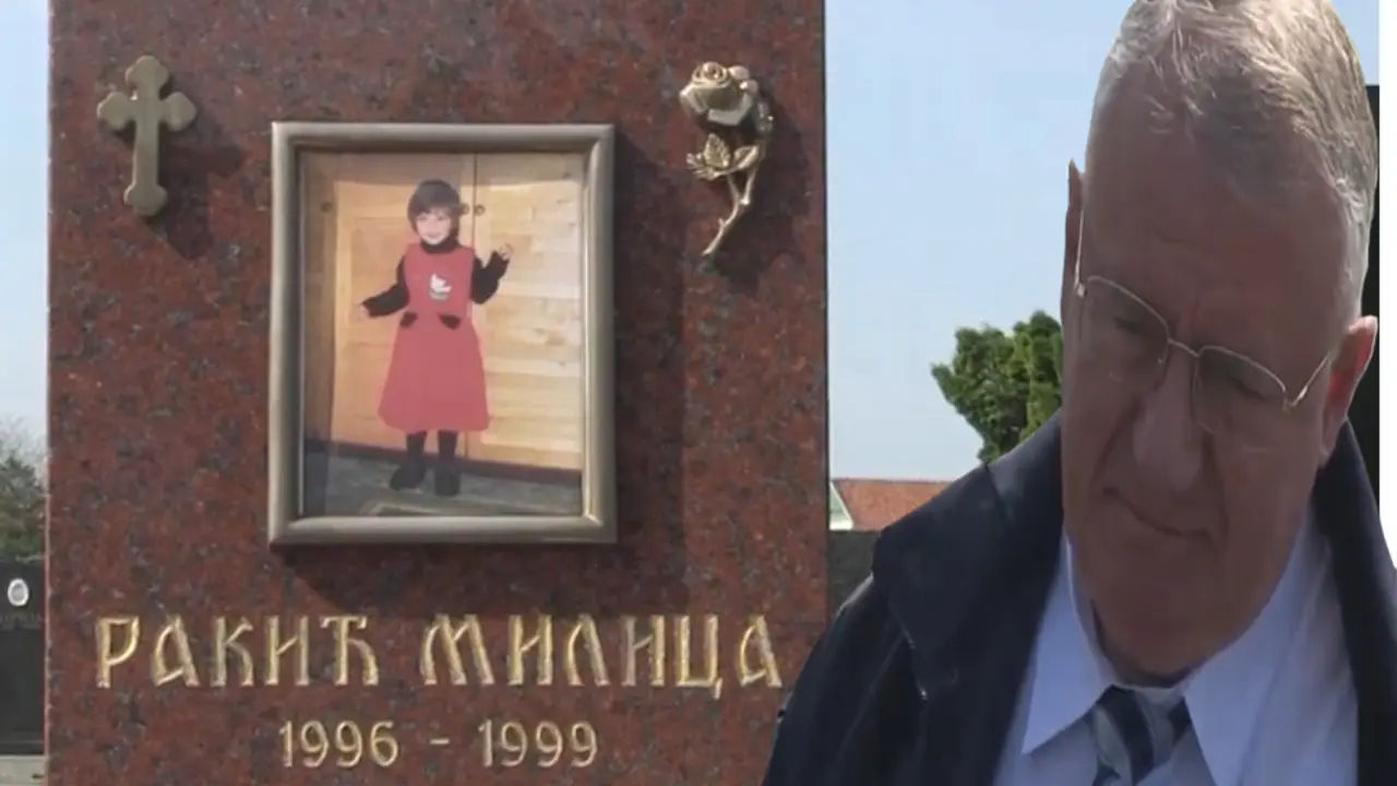 Spomenik Milici Rakić i Vojislav Šešelj