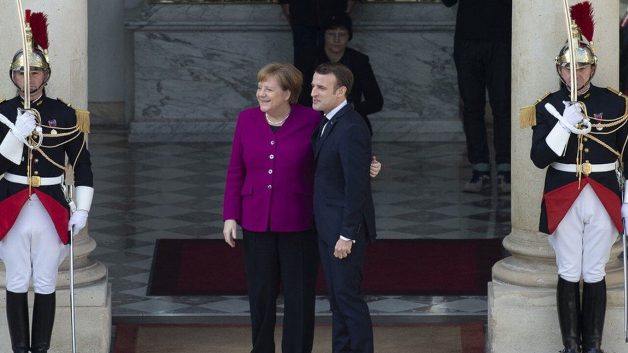 Angela Merkel, Emanuel Makron