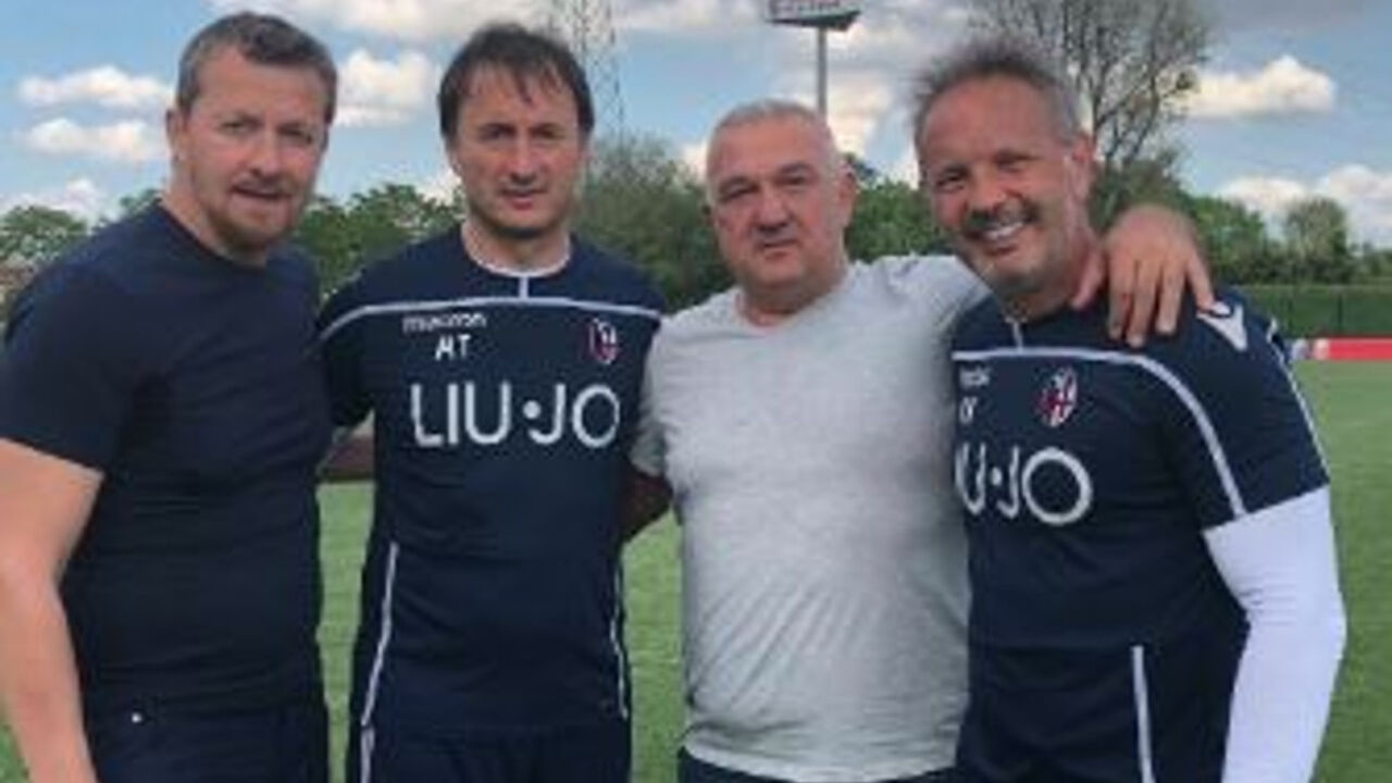 Slaviša Jokanović, Ljubomir Vorkapić, Miroslav Tanjga i Siniša Mihajlović