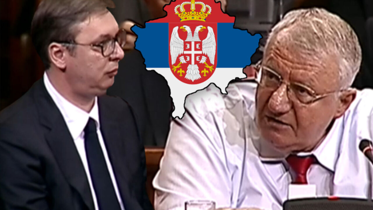Vojislav Šešelj i Aleksandar Vučić
