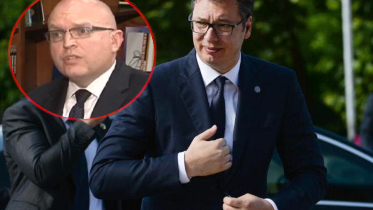 Aleksandar Vučić i Filip Riker