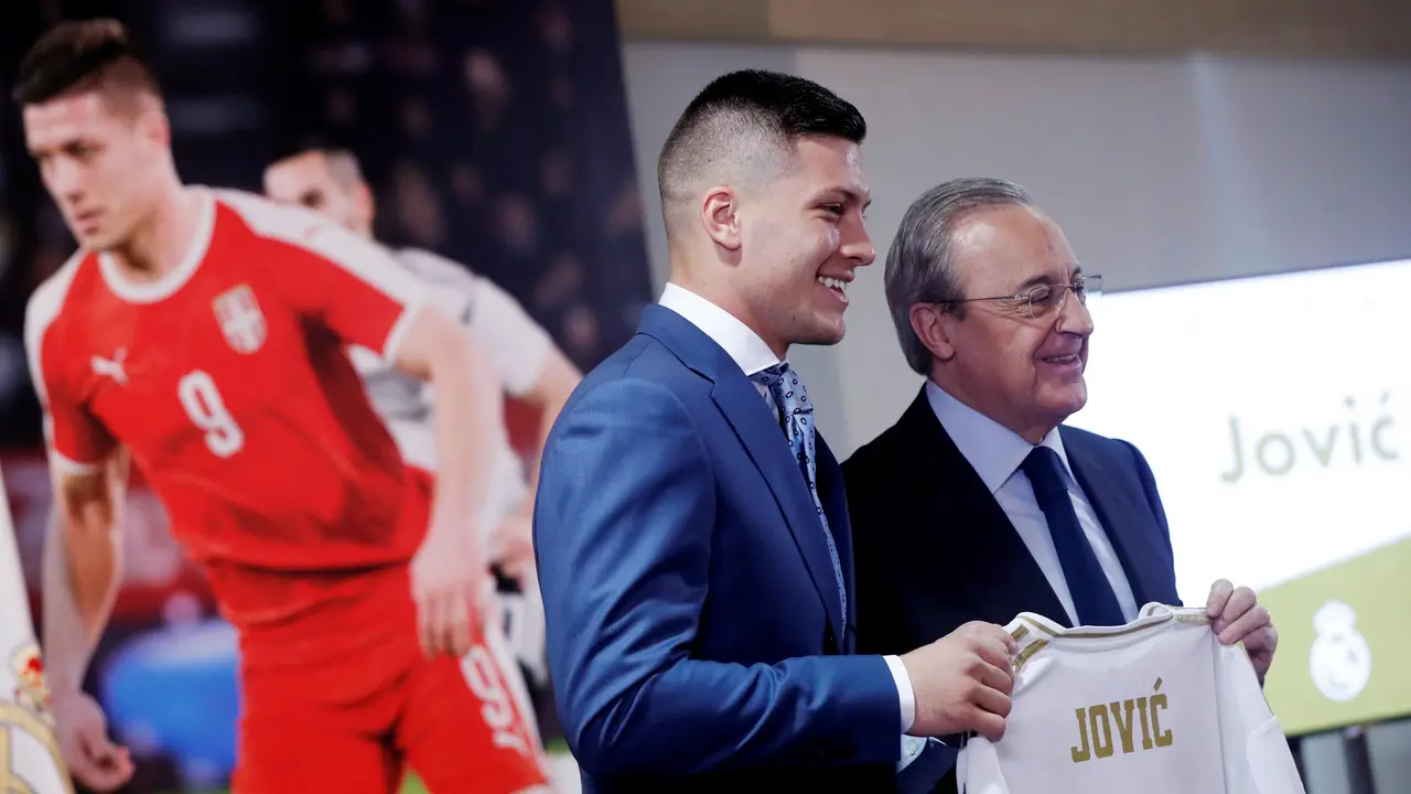 Luka Jović i Florentino Perez