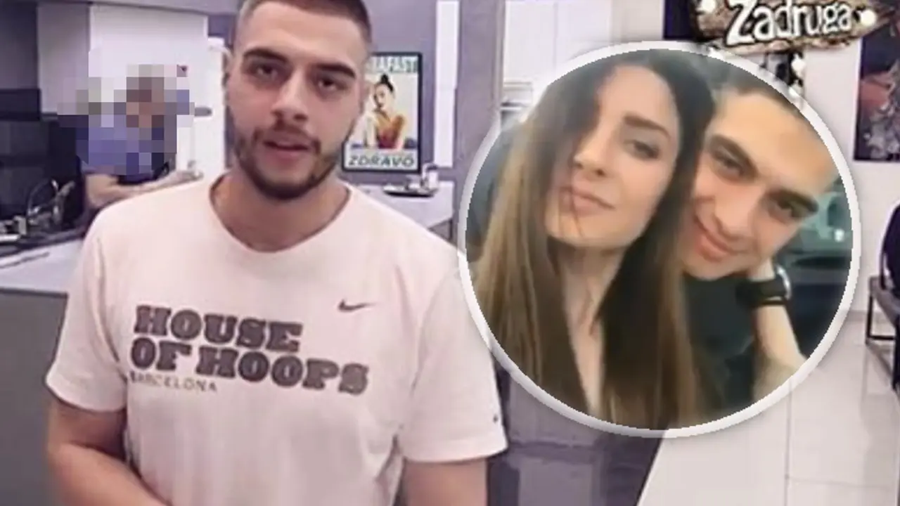 Aleksa Savić sa devojkom