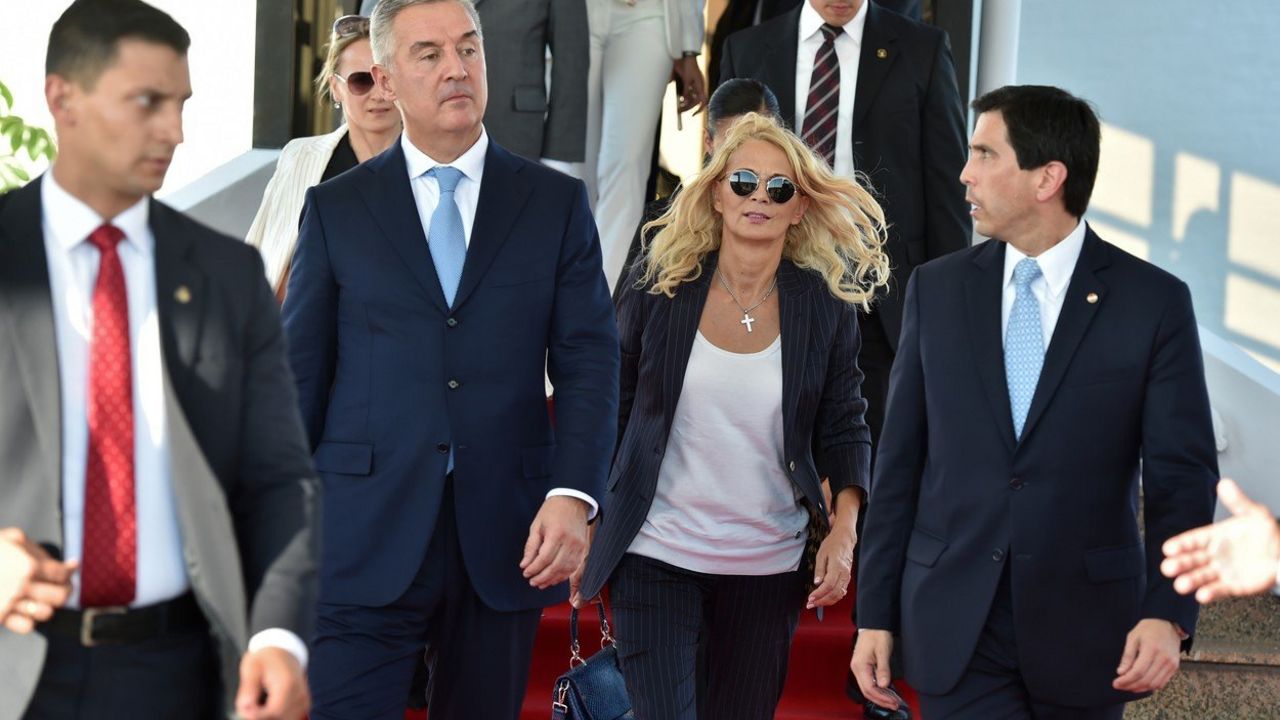 Milo Đukanović i Lidija Đukanović