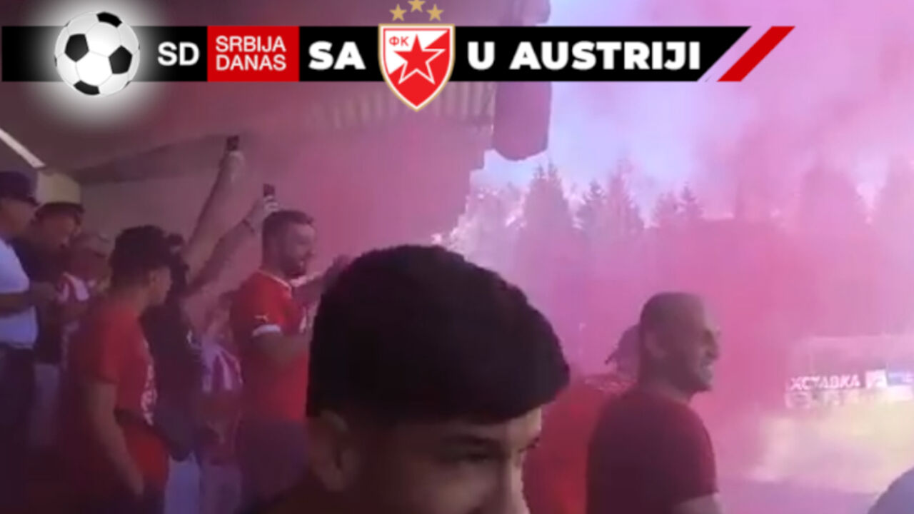 Delije na meču sa Zenitom