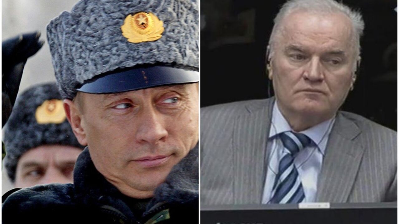Vladimir Putin i Ratko Mladić