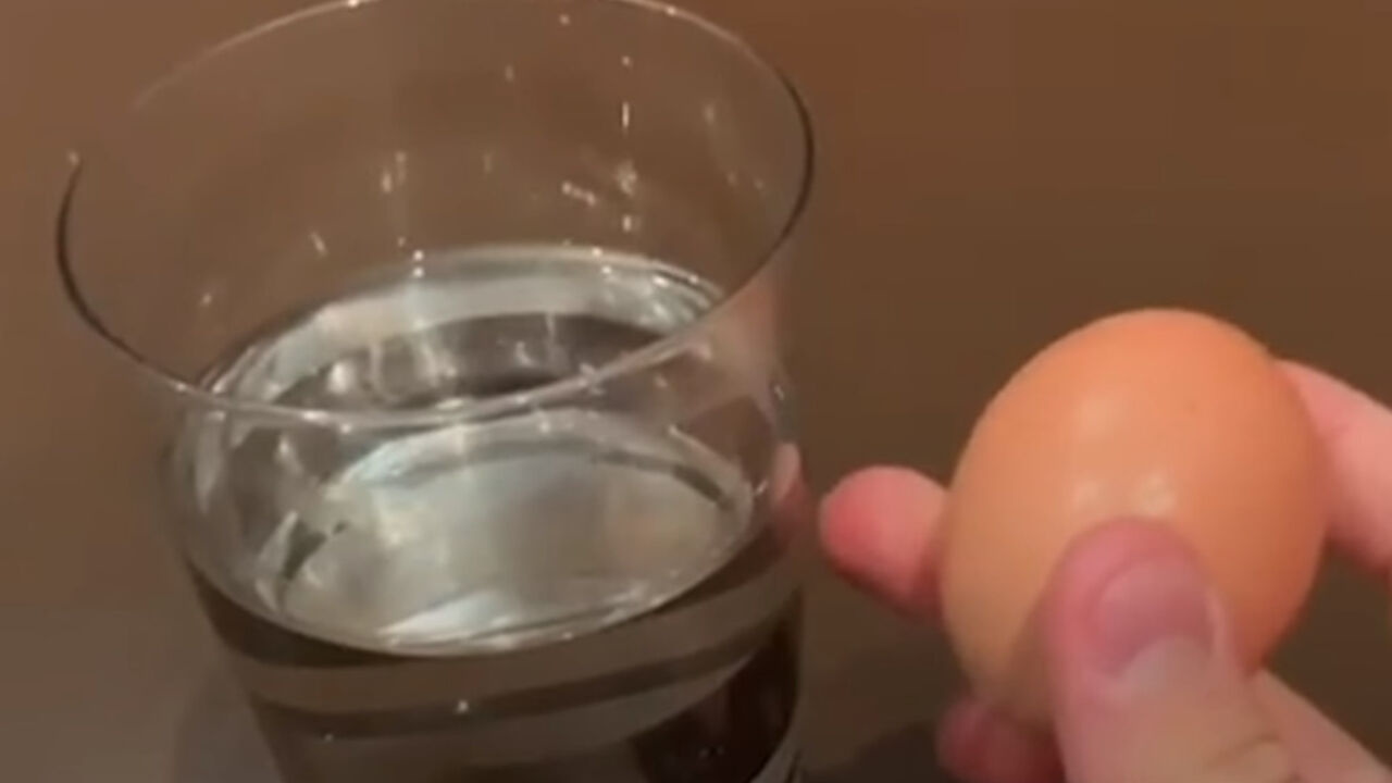 Čaša vode i jaje
