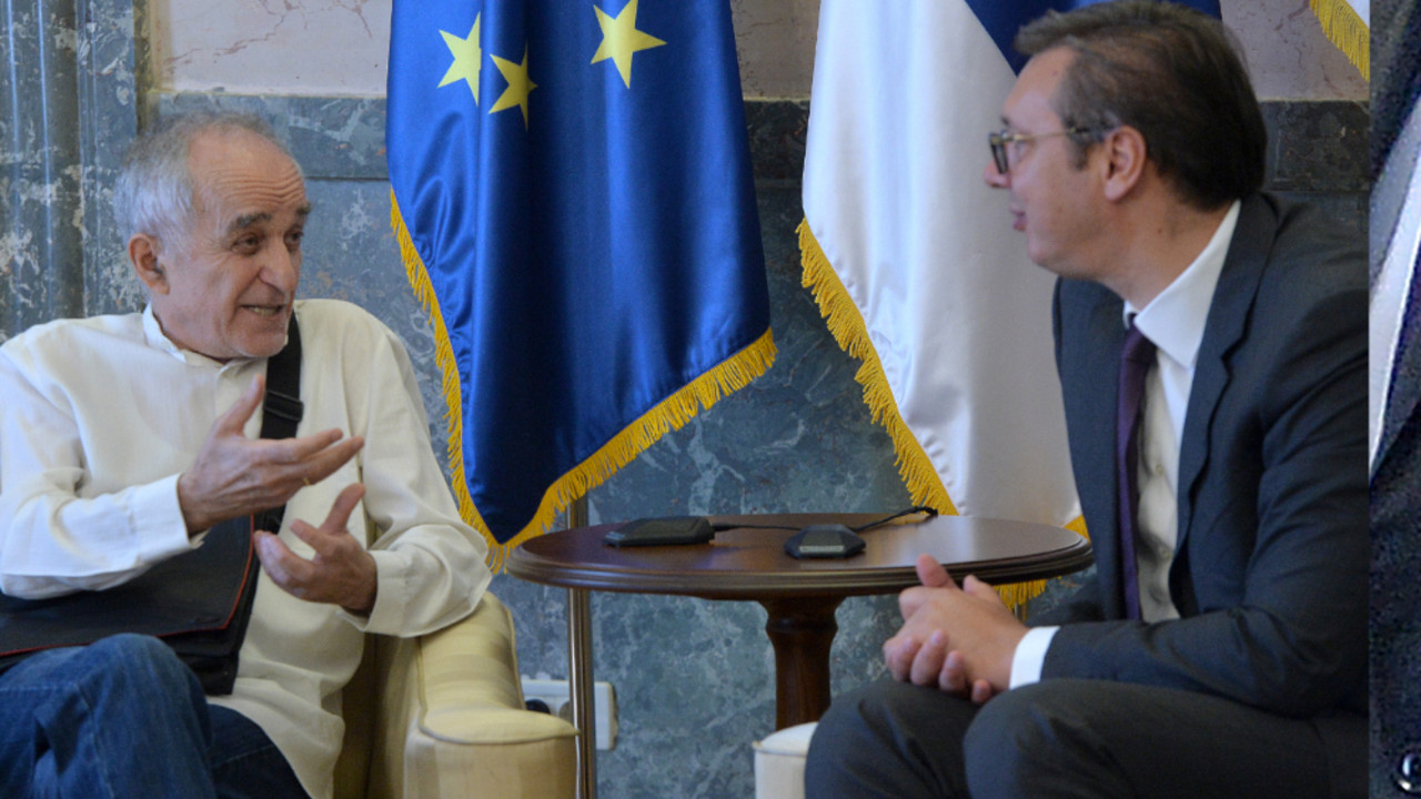 Aleksandar Vučić i Stojan Radenović