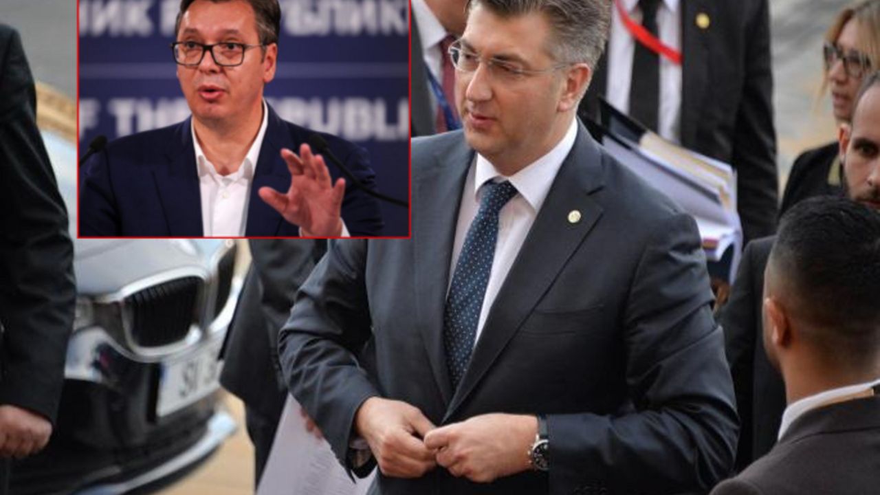 Aleksandar Vučić i Andrej Plenković
