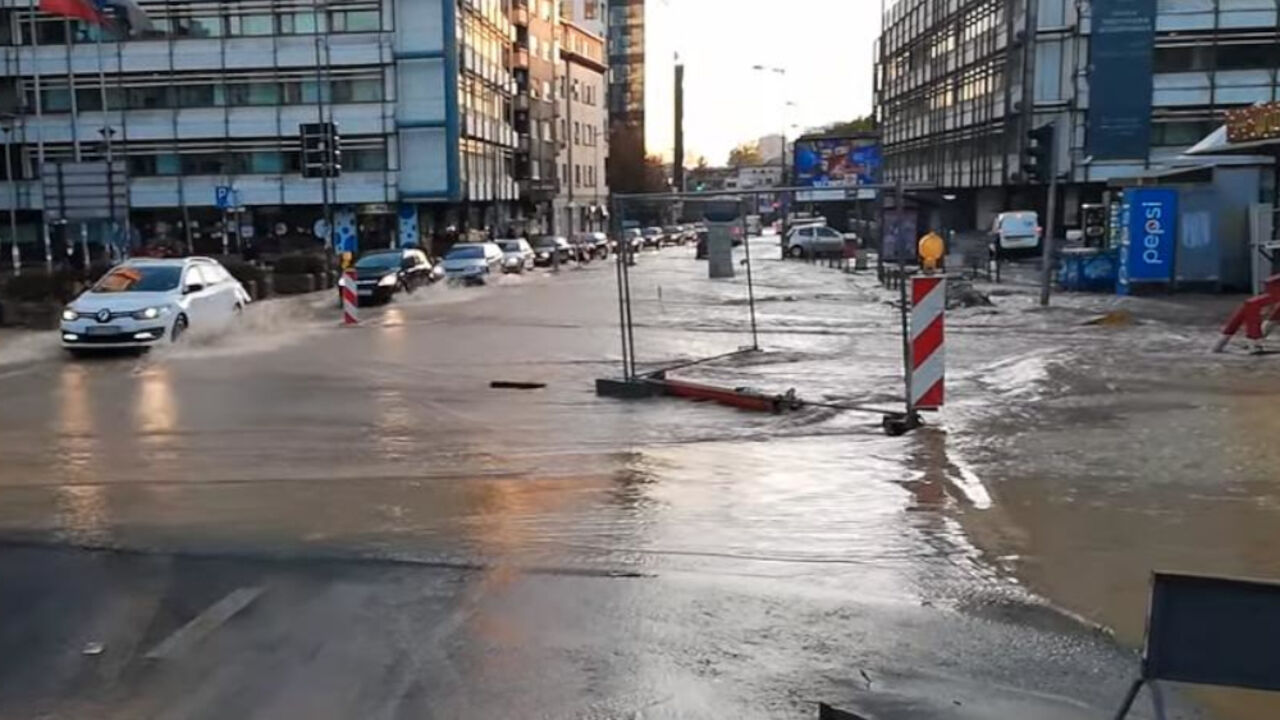 Havarija na vodovodu u Beogradu