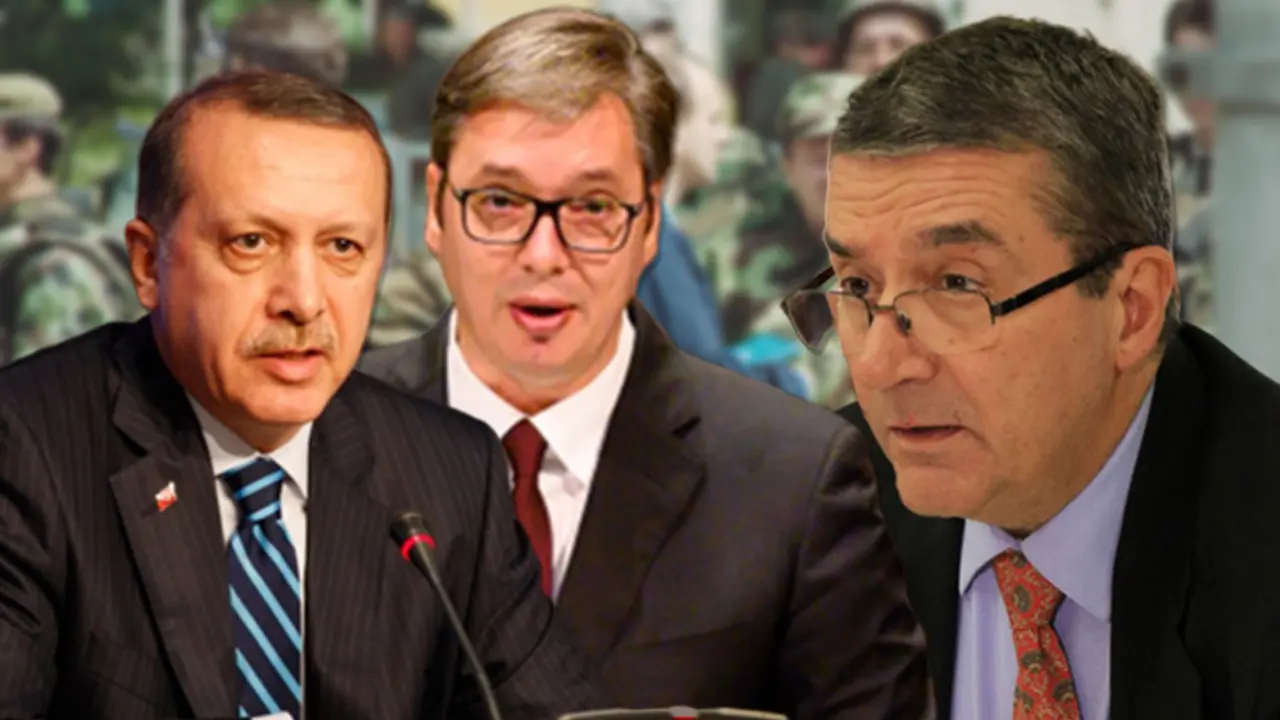 Aleksandar Vučić, Redžep Tajip Erdogan i Srđa Trifković