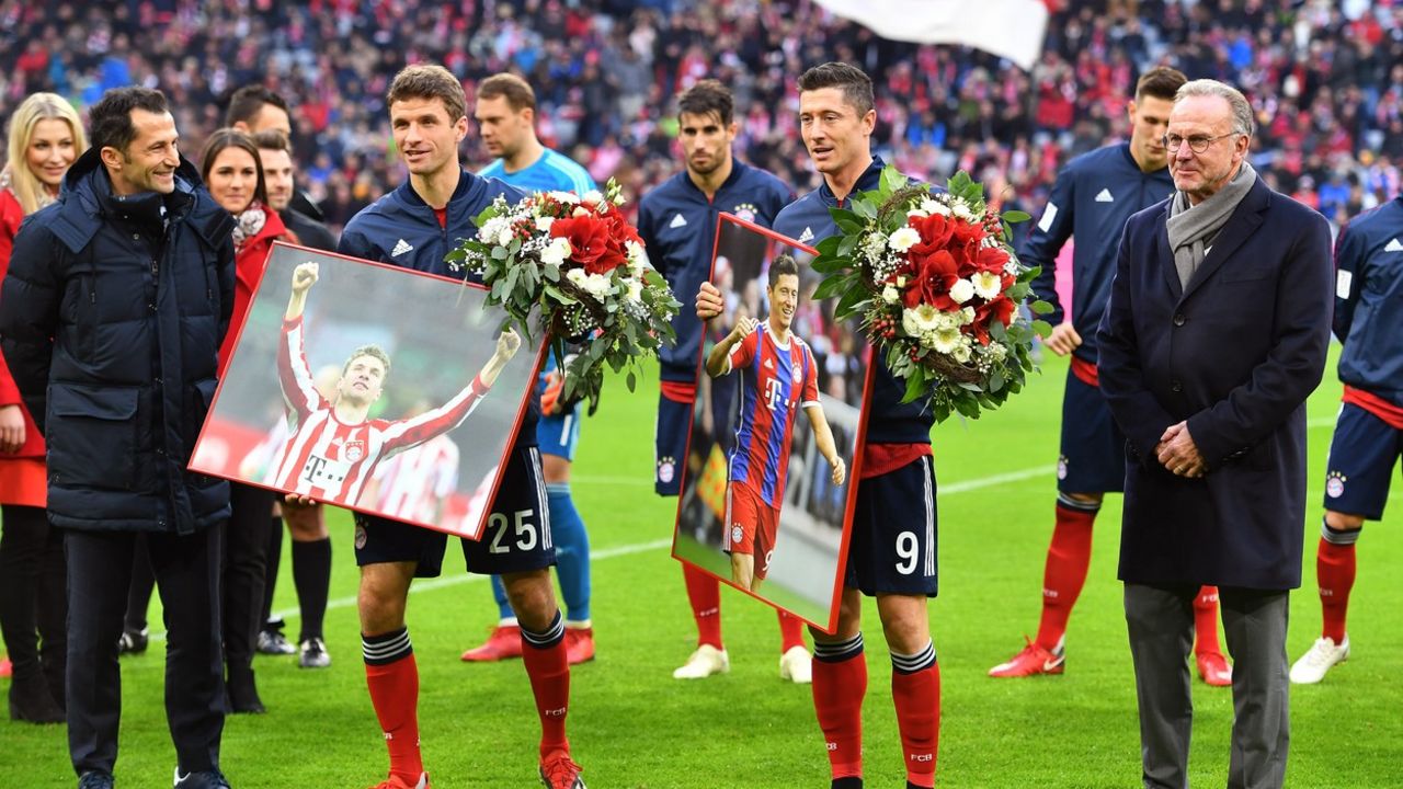 Tomas Miler, Hasan Salihamidžić, Robert Levandovski, Karl-hajnc Rumenige