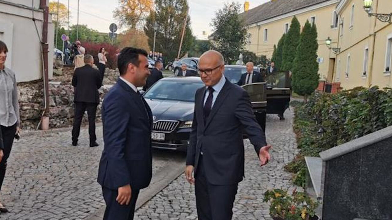 Zoran Zaev i Miloš Vučević