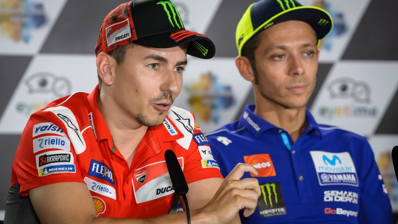 Horhe Lorenco, Valentino Rosi