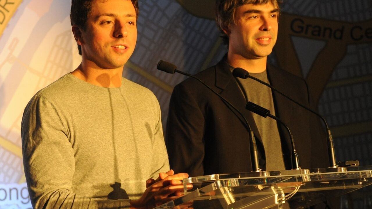 Lari Pejdž i Sergej Brin