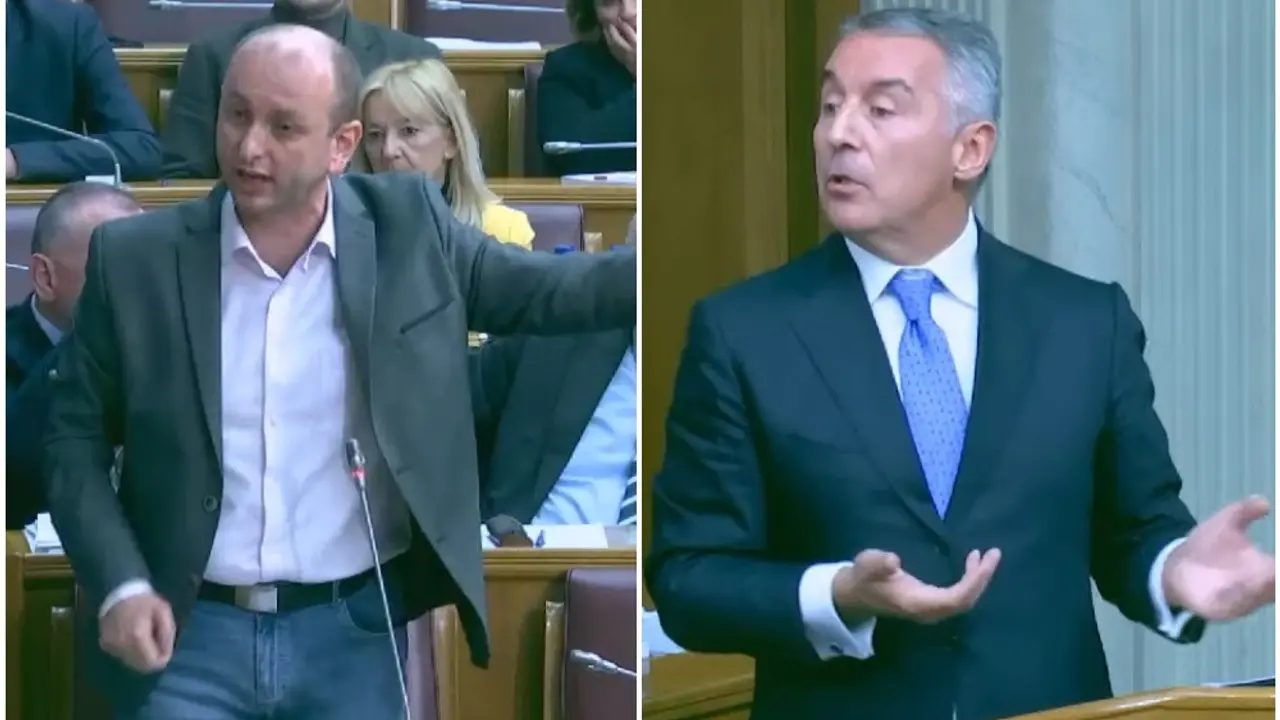 Milan Knežević i Milo Đukanović