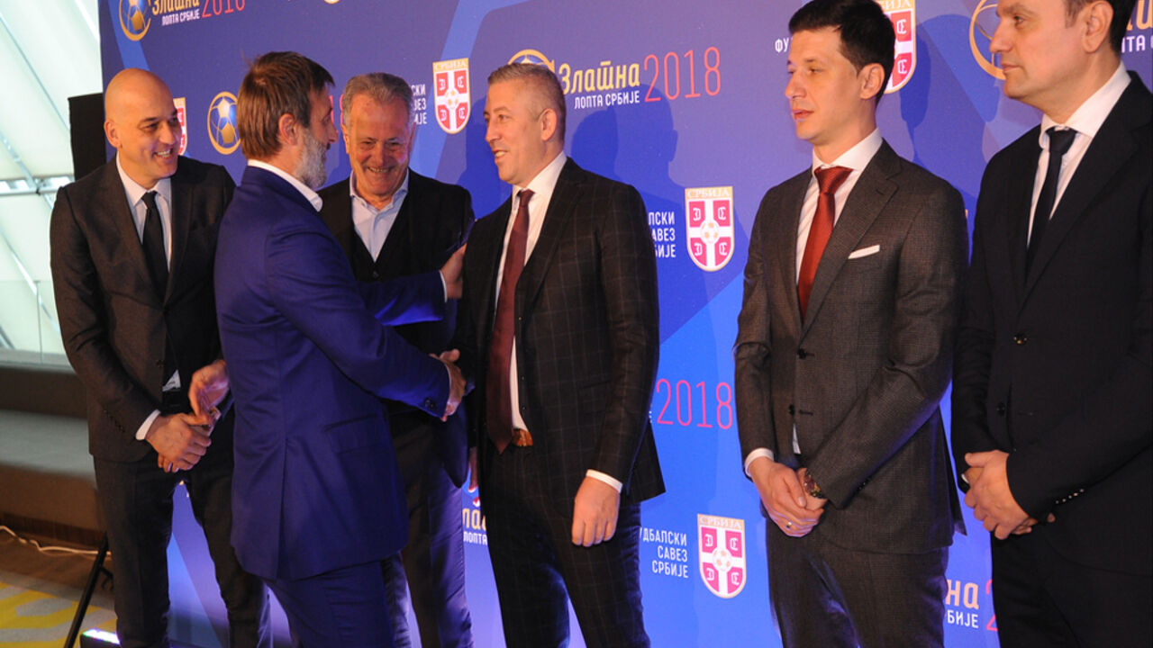 Darko Kovačević i Nenad Sakić sa čelnicima FSS
