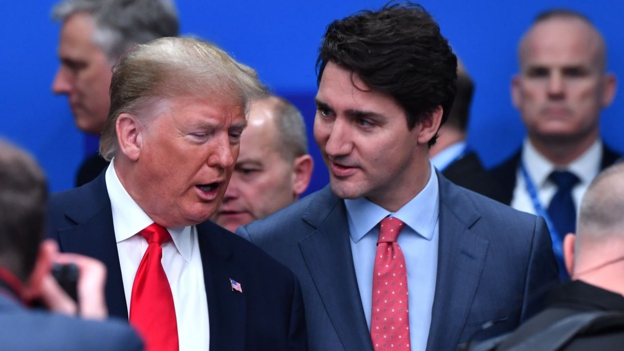 Džastin Trudo i Donald Tramp 