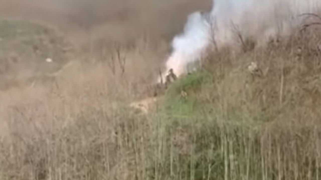Mesto pada helikoptera Kobija Brajanta