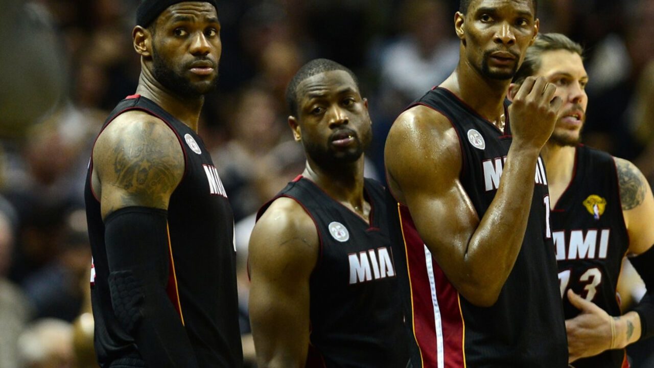 Lebron Džejms, Dvejn Vejd, Kris Boš