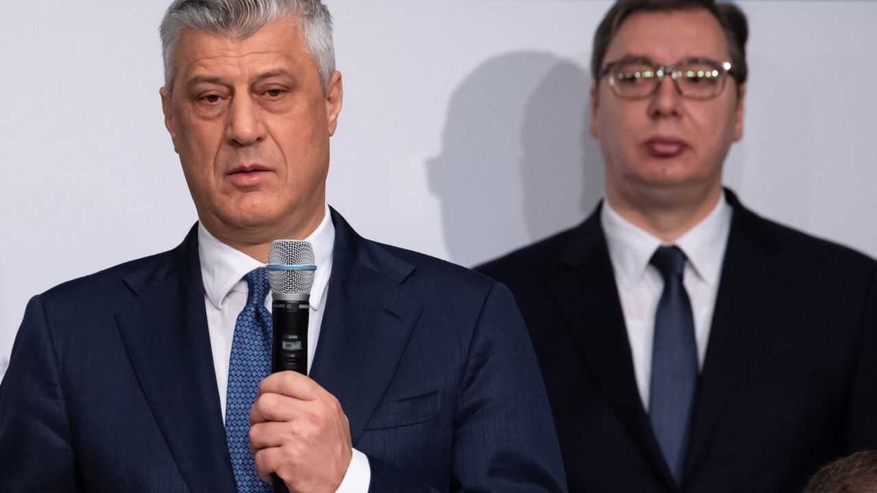 Hašim Tači i Aleksandar Vučić