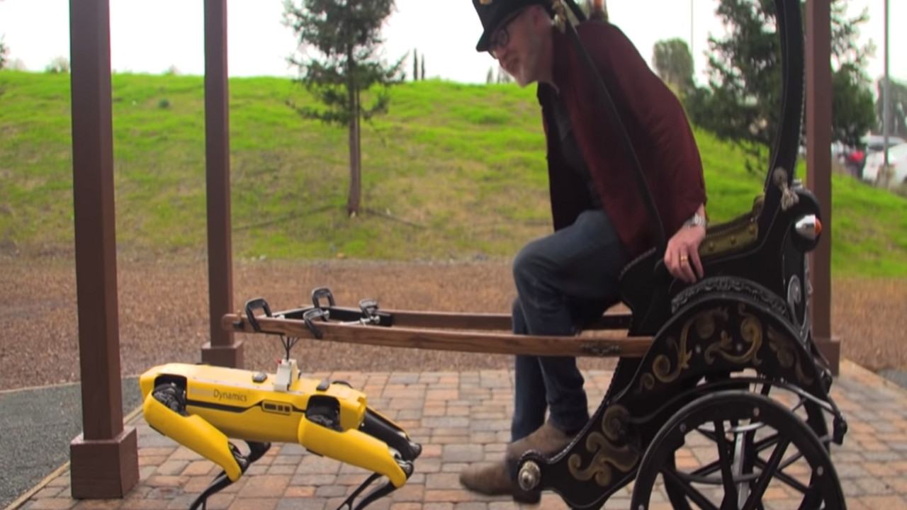 Spot robot rikša