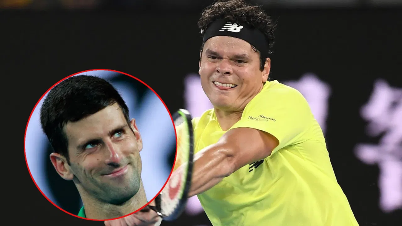 Miloš Raonić, Novak Đoković