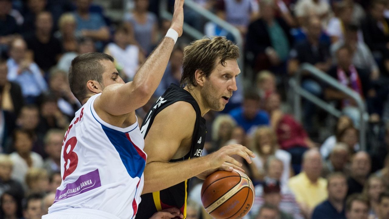 Dirk Novicki i Nemanja Bjelica