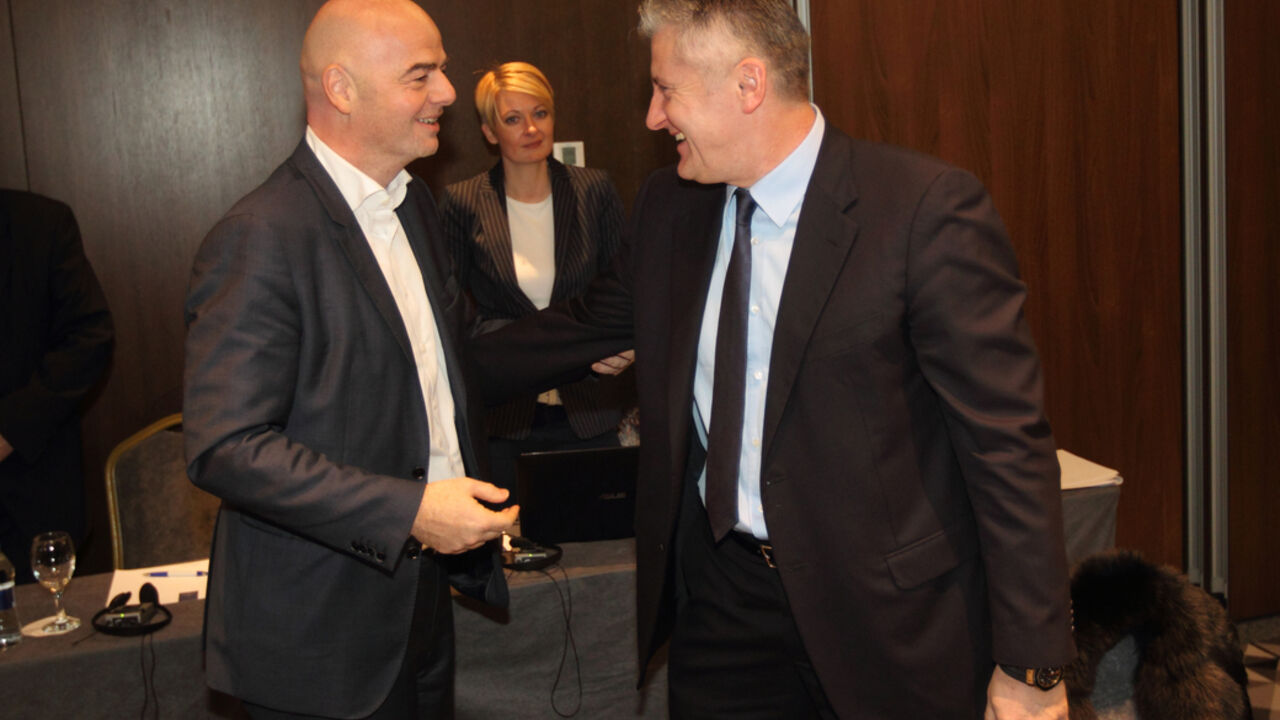 Đani Infantino i Davor Šuker